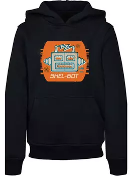 Пуловер с капюшоном F4NT4STIC, черный