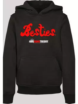 Пуловер с капюшоном F4NT4STIC, черный