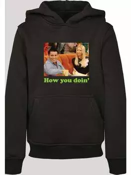 Пуловер с капюшоном F4NT4STIC, черный