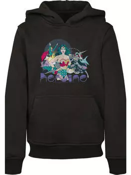 Пуловер с капюшоном F4NT4STIC, черный