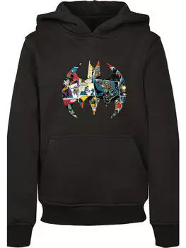 Пуловер с капюшоном F4NT4STIC, черный