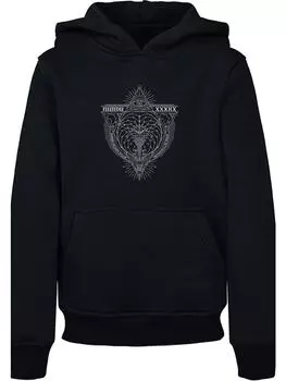 Пуловер с капюшоном F4NT4STIC, черный