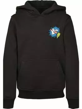 Пуловер с капюшоном F4NT4STIC, черный