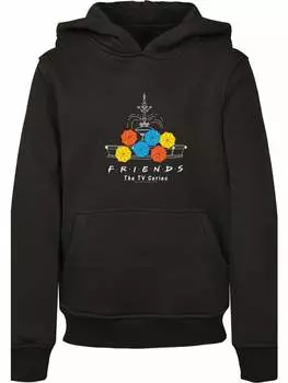 Пуловер с капюшоном F4NT4STIC, черный