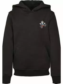 Пуловер с капюшоном F4NT4STIC, черный