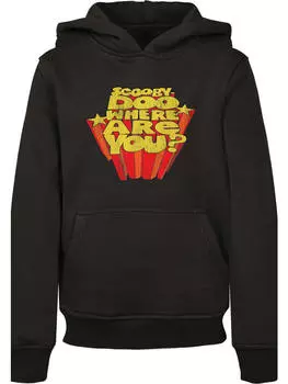 Пуловер с капюшоном F4NT4STIC, черный