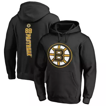 Пуловер с капюшоном Fanatics Branded Boston Bruins, черный