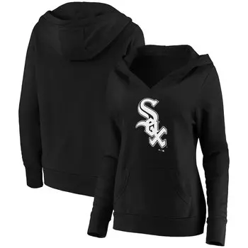 Пуловер с капюшоном Fanatics Branded Chicago White Sox, черный