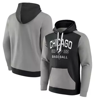 Пуловер с капюшоном Fanatics Branded Chicago White Sox, черный