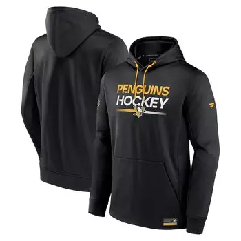 Пуловер с капюшоном Fanatics Branded Pittsburgh Penguins, черный