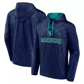 Пуловер с капюшоном Fanatics Branded Seattle Mariners, нави