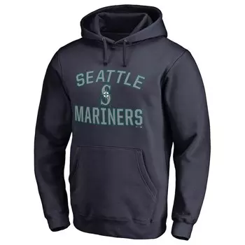 Пуловер с капюшоном Fanatics Branded Seattle Mariners, нави