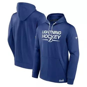 Пуловер с капюшоном Fanatics Branded Tampa Bay Lightning, синий