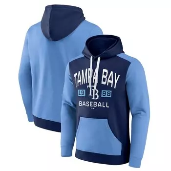 Пуловер с капюшоном Fanatics Branded Tampa Bay Rays, нави
