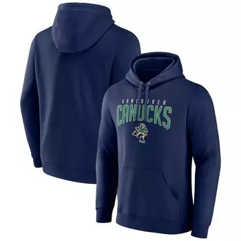 Пуловер с капюшоном Fanatics Branded Vancouver Canucks, нави