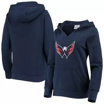 Пуловер с капюшоном Fanatics Branded Washington Capitals, нави
