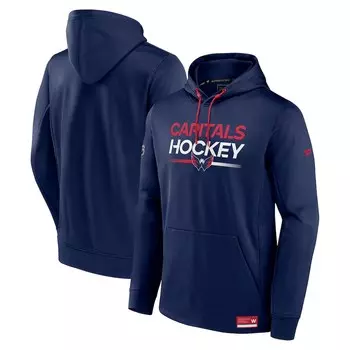 Пуловер с капюшоном Fanatics Branded Washington Capitals, нави