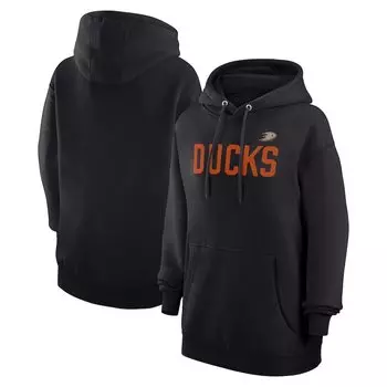 Пуловер с капюшоном G-III 4Her by Carl Banks Anaheim Ducks, черный