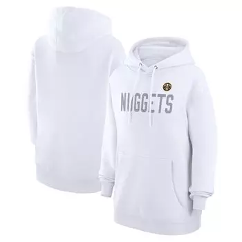 Пуловер с капюшоном G-III 4Her by Carl Banks Denver Nuggets, белый