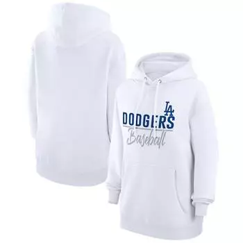 Пуловер с капюшоном G-III 4Her by Carl Banks Los Angeles Dodgers, белый