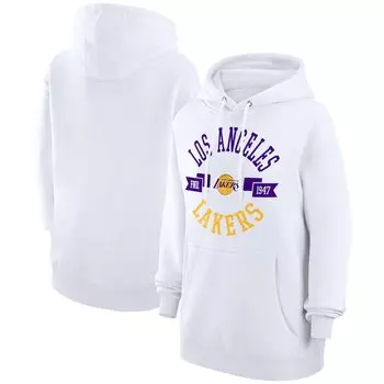 Пуловер с капюшоном G-III 4Her by Carl Banks Los Angeles Lakers, белый