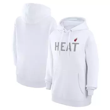 Пуловер с капюшоном G-III 4Her by Carl Banks Miami Heat, белый