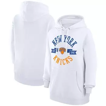 Пуловер с капюшоном G-III 4Her by Carl Banks New York Knicks, белый