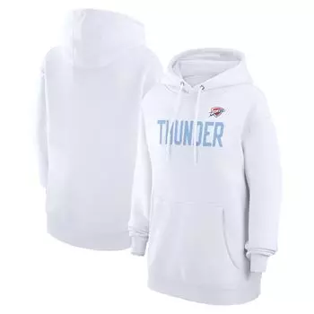 Пуловер с капюшоном G-III 4Her by Carl Banks Oklahoma City Thunder, белый