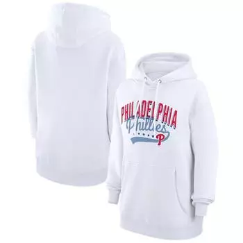 Пуловер с капюшоном G-III 4Her by Carl Banks Philadelphia Phillies, белый