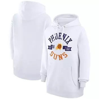 Пуловер с капюшоном G-III 4Her by Carl Banks Phoenix Suns, белый