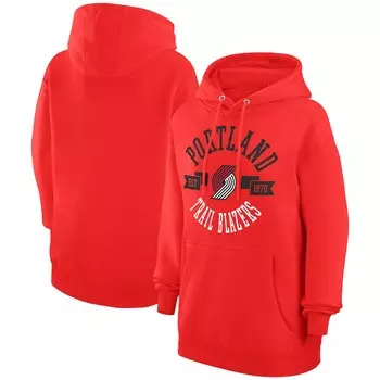 Пуловер с капюшоном G-III 4Her by Carl Banks Portland Trail Blazers, красный