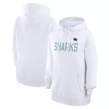Пуловер с капюшоном G-III 4Her by Carl Banks San Jose Sharks, белый