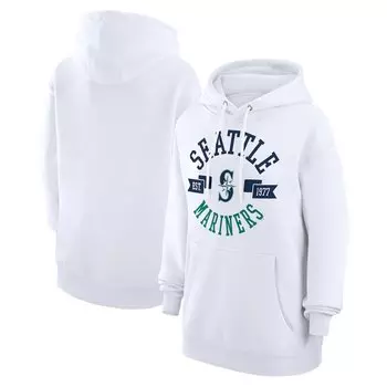 Пуловер с капюшоном G-III 4Her by Carl Banks Seattle Mariners, белый