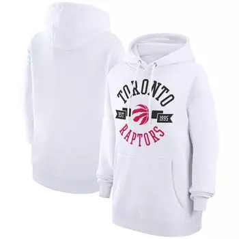 Пуловер с капюшоном G-III 4Her by Carl Banks Toronto Raptors, белый