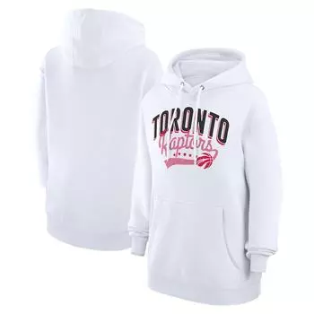 Пуловер с капюшоном G-III 4Her by Carl Banks Toronto Raptors, белый