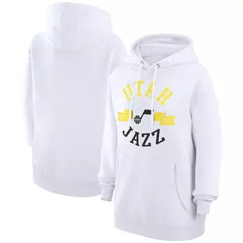 Пуловер с капюшоном G-III 4Her by Carl Banks Utah Jazz, белый