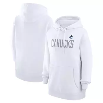 Пуловер с капюшоном G-III 4Her by Carl Banks Vancouver Canucks, белый