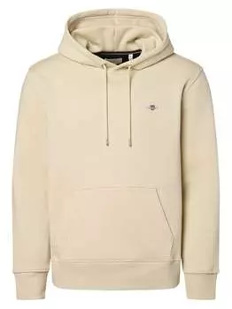 Пуловер с капюшоном Gant, бежевый