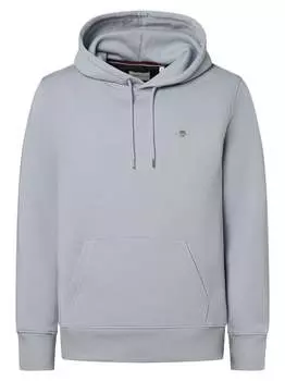Пуловер с капюшоном Gant, серый