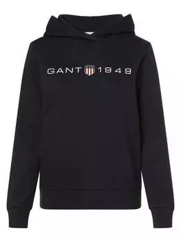 Пуловер с капюшоном Gant, синий