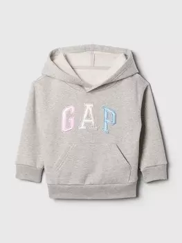 Пуловер с капюшоном GAP Hoodie, серый