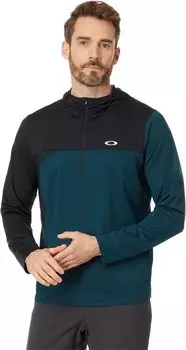Пуловер с капюшоном Gravity Range Oakley, цвет Oil Blue/Black Heather