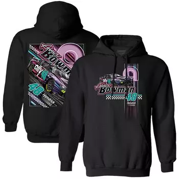 Пуловер с капюшоном Hendrick Motorsports Team Collection Alex Bowman, черный