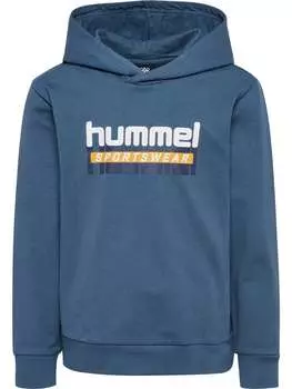 Пуловер с капюшоном Hummel Hoodie Hmltukas Mdchen, цвет BERING SEA