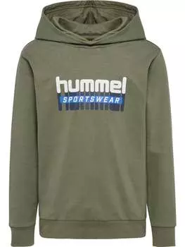 Пуловер с капюшоном Hummel Hoodie Hmltukas Mdchen, цвет DUSTY OLIVE