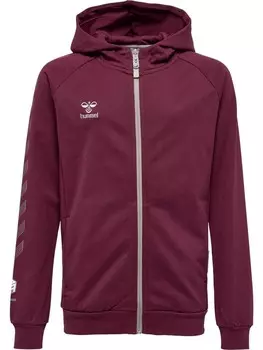 Пуловер с капюшоном Hummel Reiverschluss Hoodie Hmlmove Multisport Kinder, цвет GRAPE WINE