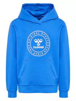 Пуловер с капюшоном Hummel, синий