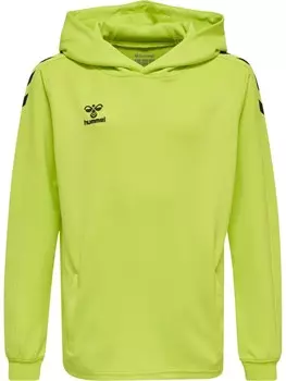 Пуловер с капюшоном Hummel Verstellbare Taille Hoodie Hmlcore Multisport Kinder, цвет LIME POPSICLE