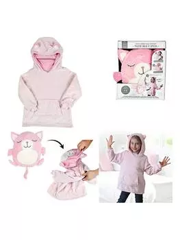 Пуловер с капюшоном HYGGE, розовый