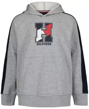 Пуловер с капюшоном и цветными блоками Tommy Hilfiger, мультиколор